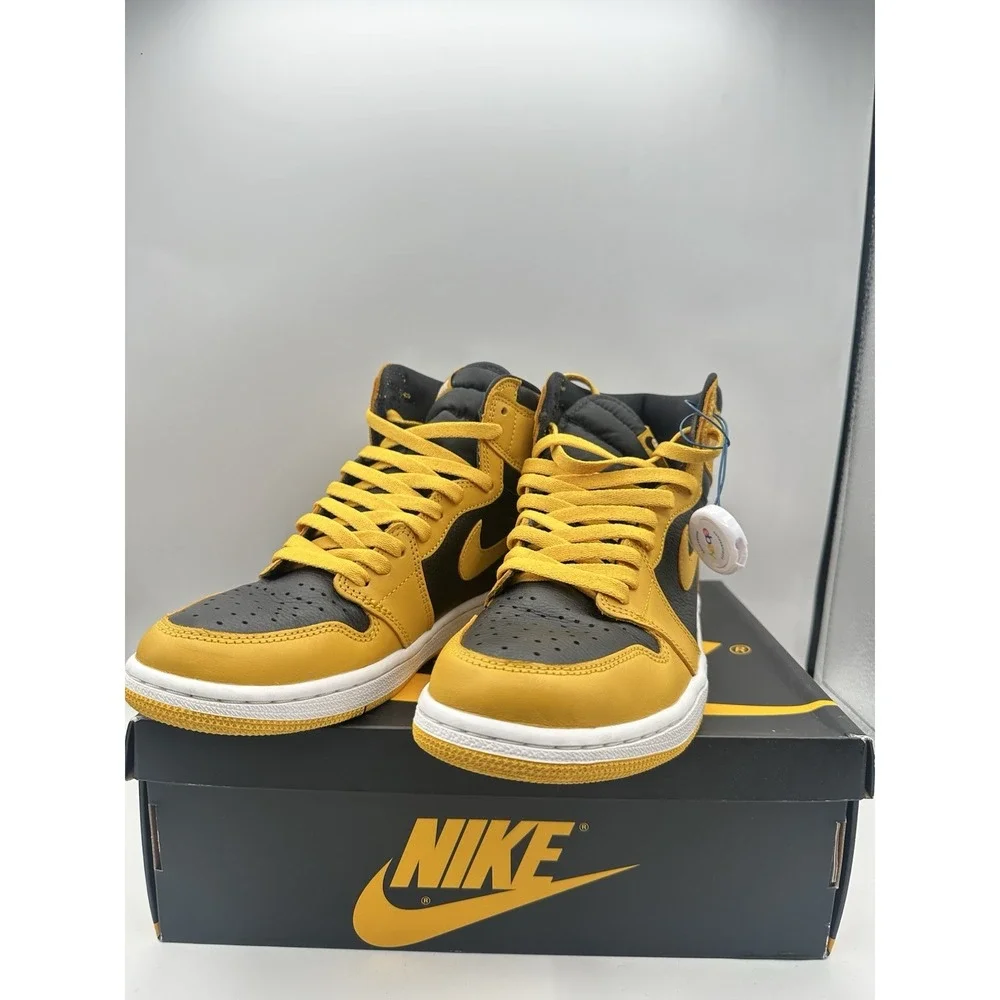 Nike Air Jordan 1 Retro High OG Yellow/Black Men's Size 9